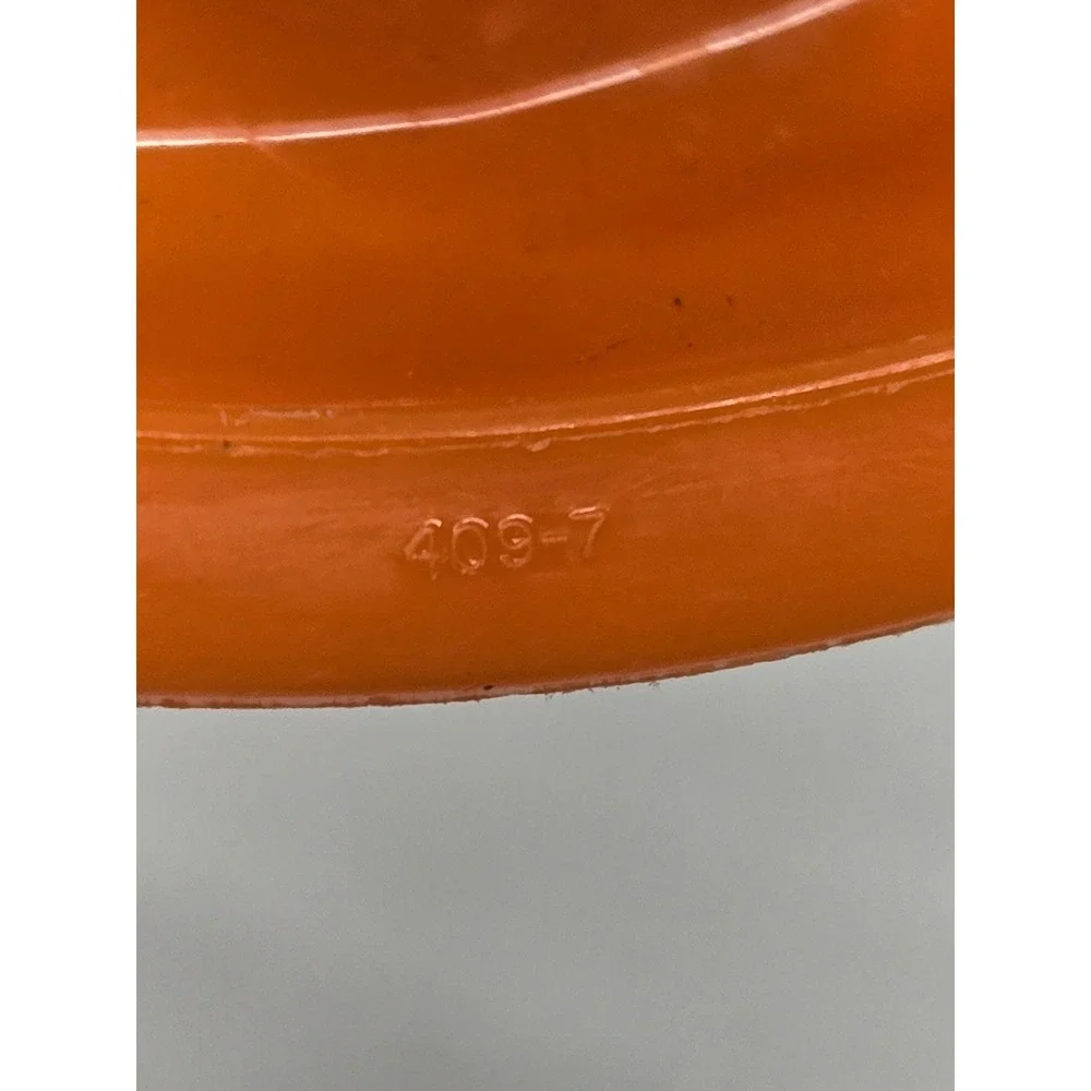 Vintage Orange Plastic Citrus Juicer Reamer Attachment 469-7 Manual Hand Juicer